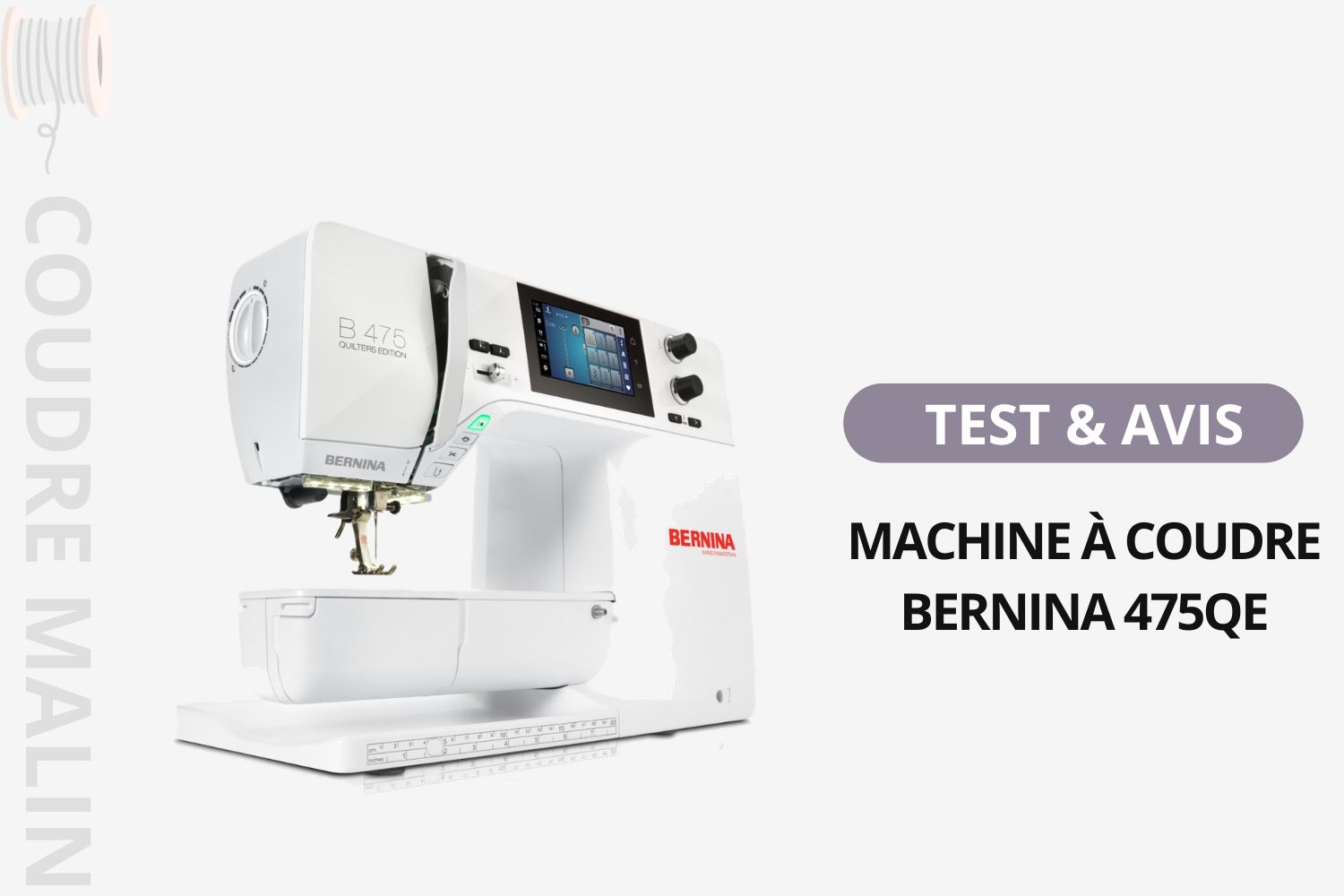 BERNINA 475QE test