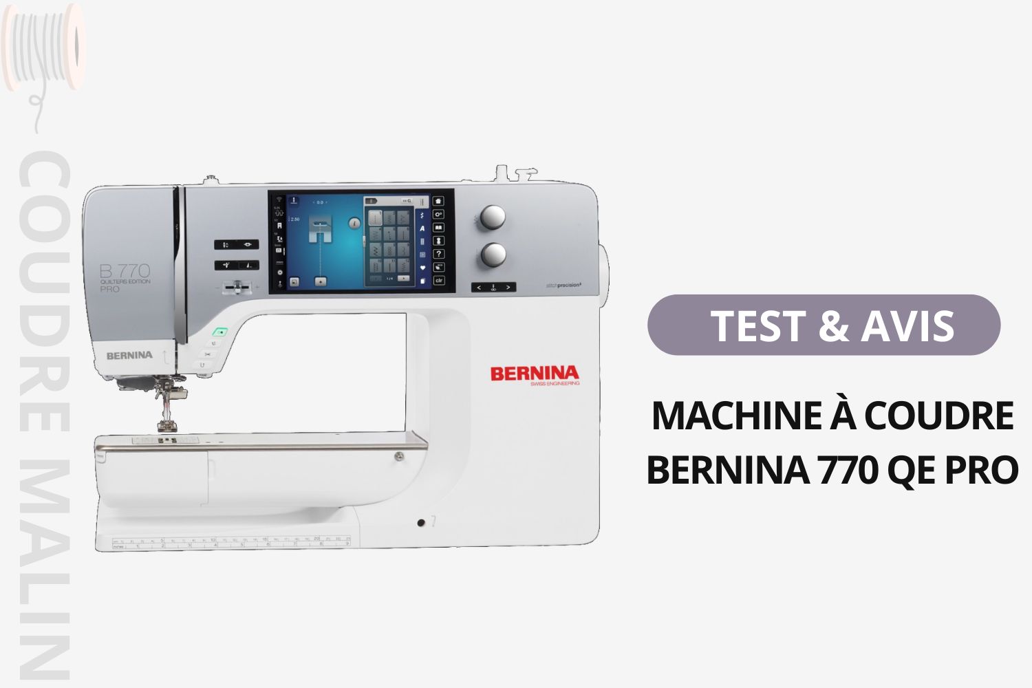 BERNINA 770 QE PRO test