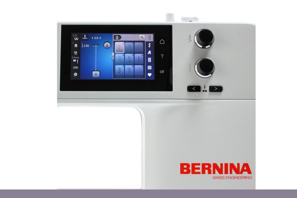 BERNINA 475QE ecran