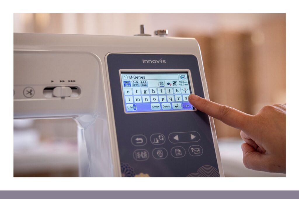 Brother Innovis M380 bouton